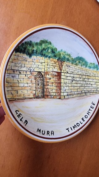 Piatto da parete decorativo Gela Mura Timoleonte