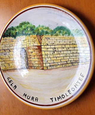 Piatto da parete decorativo Gela Mura Timoleonte