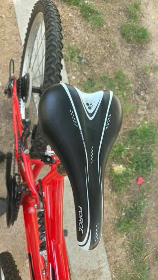 Bicicleta Montaña Roja 24 Full Suspension