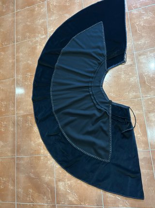 Mantelo baile gallego negra