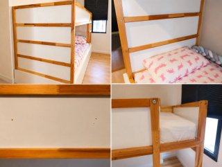 Litera Kura IKEA + Cama Malm 90x200