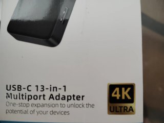 Adaptador USB-C 13 en 1 Lemorele 4K Ultra