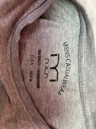 Camiseta MILANO Gris con Limón