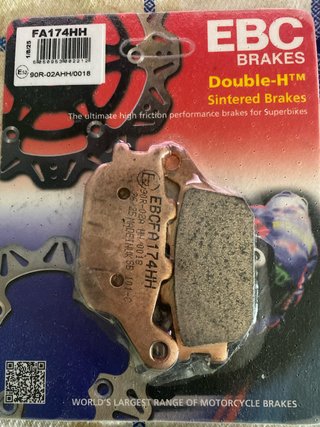 Pastillas Freno EBC FA174HH Doble H Sinterizadas