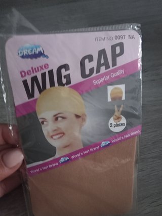 Peluca Gris con Gorro para Peluca