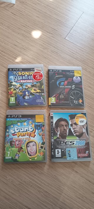 Pack familia PS3 Fat Negra + Buzz + Move + Juegos