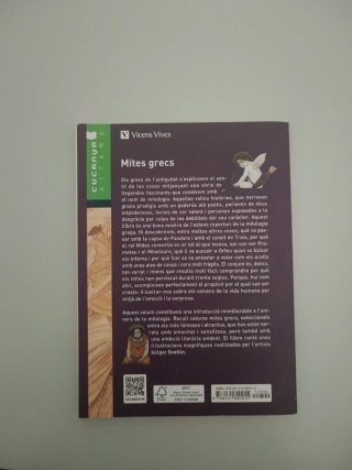 Libro "Mites grecs" en valenciano