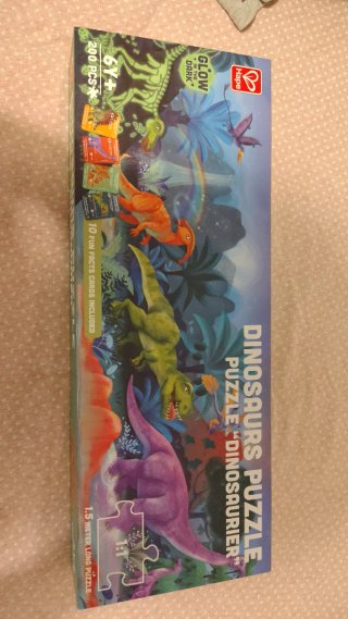 Puzzle Hape Dinosaurios 200 Piezas Glow Dark