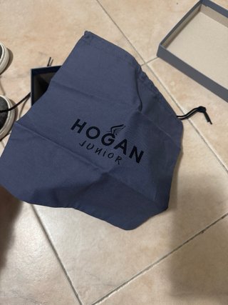 Scarpe Hogan Junior Bambino Grigie H rossa n.21