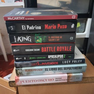 Lote Libros de terror, crimen y misterio
