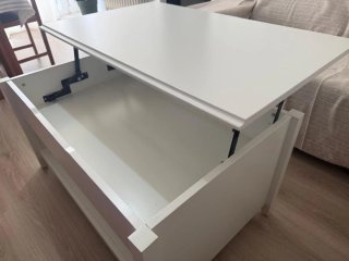 Mesa elevable Ikea Vitteryd Blanca