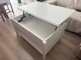 Mesa elevable Ikea Vitteryd Blanca
