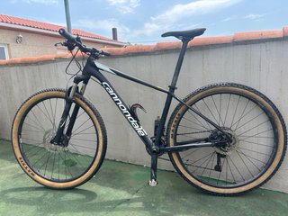 Bicicleta Cannondale Montaña Negra