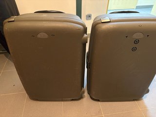 2 Maletas Samsonite Gris/Morado