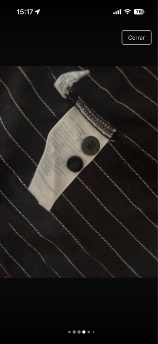 Camisa Tommy Hilfiger rayas blancas talla 6