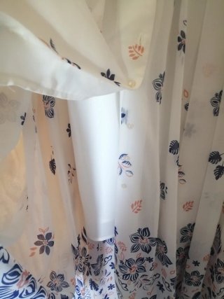 Vestito estivo donna bianco e blu