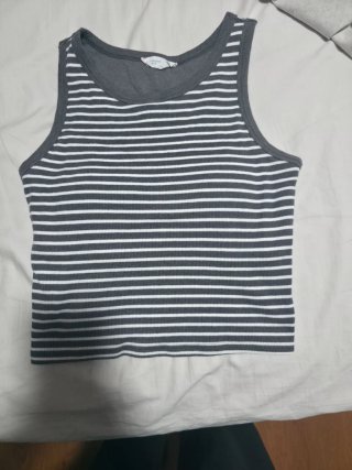 Camiseta sin mangas de rayas Primark Talla XS