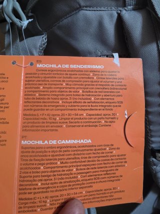 2 Zaini da Escursionismo CRIVIT Grigio e Nero