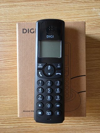 Teléfono Inalámbrico Alcatel E16 Negro