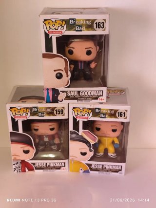 Funko Pop Breaking Bad Jesse Pinkman Saul Goodman
