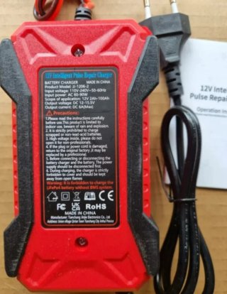 Cargador Batería Coche/Moto E-MaLX 12V 6A Nuevo