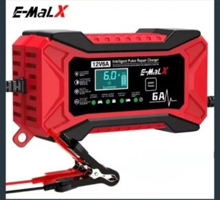 Cargador Batería Coche/Moto E-MaLX 12V 6A Nuevo