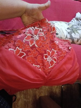 Vestido de ceremonia rojo