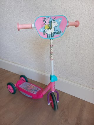 Patinete 3 Ruedas Peppa Pig.