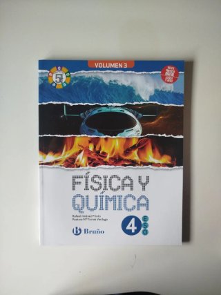 Física y Química, 4 ESO, 3 libros bruño
