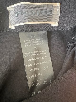 Pantaloni a zampa Made in Italy