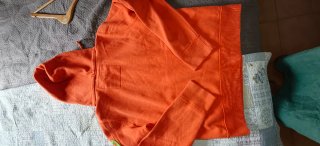 Sudadera Hollister Naranja Surf Club