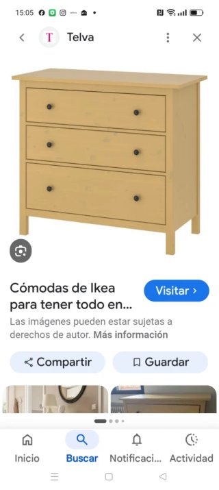 Cómoda IKEA Hemnes Amarilla