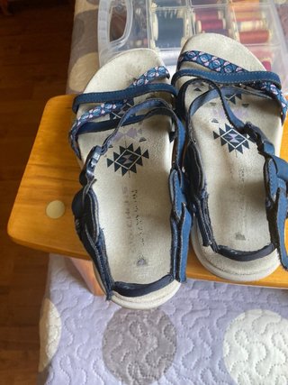 Sandalias Skechers Talla 36 Azul/Multicolor