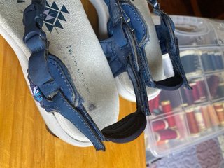 Sandalias Skechers Talla 36 Azul/Multicolor