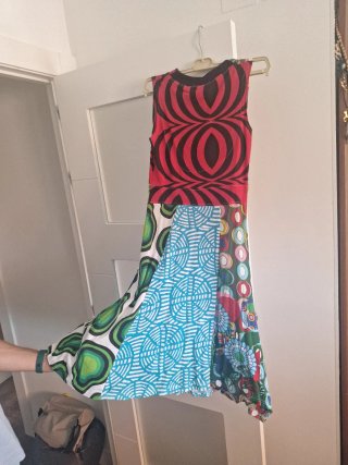 Vestido Desigual Multicolor