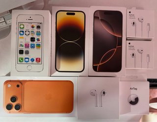 Cajas Apple iPhone, AirPods y AirTag originales