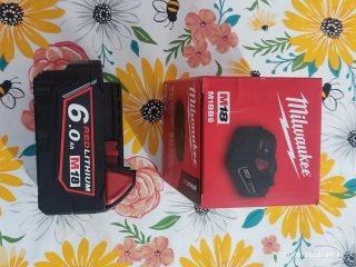 2 Baterías Milwaukee M18 6.0Ah Nuevas