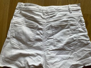 Shorts vaqueros Blancos tiro alto T.34