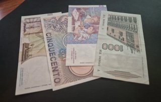Lote Banconote Italiane Lire 1000, 2000, 500