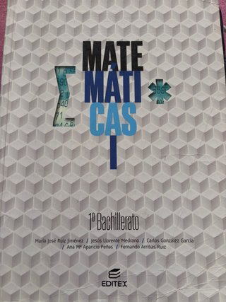 Matemáticas I, 1o bachillerato