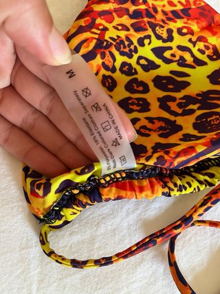 Bikini animalier multicolor taglia M – perizoma