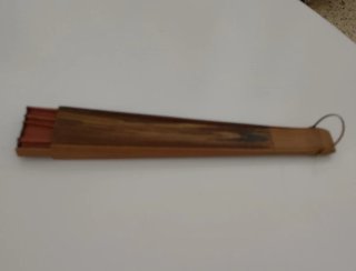 Abanico antiguo pintado La Niña de la Rivera