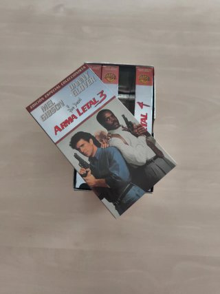 Pack VHS Arma Letal Colección Completa