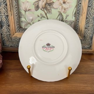 Taza y plato Royal Windsor porcelana inglesa