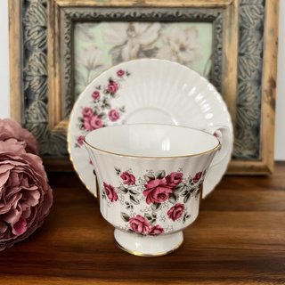 Taza y plato Royal Windsor porcelana inglesa