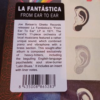 Joe Bataan La Fantastica From Ear To Ear Vinilo