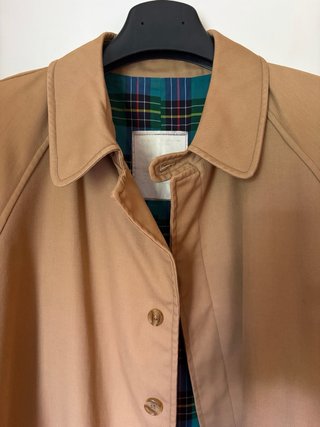Trench uomo beige