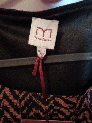 Vestido juvenil estampado