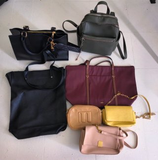 Lote de 7 bolsos