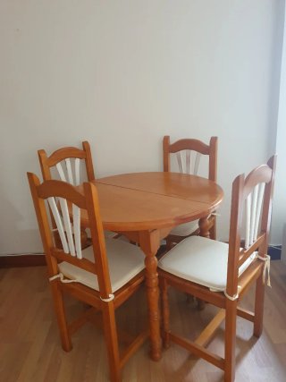 Vitrina y aparador de madera Santander